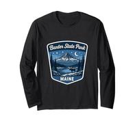 Baxter State Park Maine Mountain Nature Wildlife Camping Long Sleeve T-Shirt