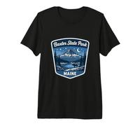 Baxter State Park Maine Mountain Nature Wildlife Camping Premium T-Shirt