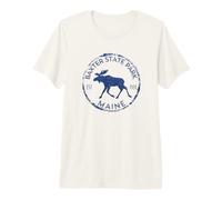 Baxter State Park Maine Souvenir Moose Outdoors Premium T-Shirt