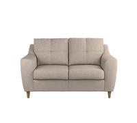 Baxter Tufted Fabric 2 Seater Sofa - Charcoal, Silver, Oatmeal or Sage Furnishings For Less UK Beige One Size