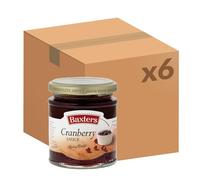 Baxters Cranberry Sauce, Real Cranberries, Vegetarian, Bulk Pack, 190 g (Pack of 6)