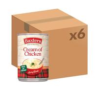 Baxters Favourites Cream of Chicken Soup, Ready-to-Eat, 400 g (6-Pack)