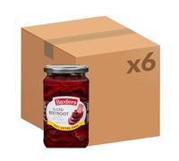 Baxters Sliced Beetroot, Pickled in Malt Vinegar, 33% Extra, Vegan, Bulk Pack, 455g (Pack of 6)
