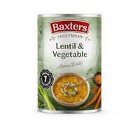 Baxters Vegetarian Lentil and Vegetable Soup, 400 g (Pack of 12)