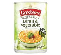 Baxters Vegetarian Lentil & Vegetable Soup 400g - Pack of 6