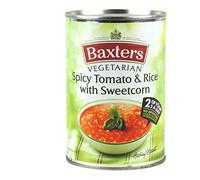 Baxters - Vegetarian - Spicy Tomato & Rice with Sweetcorn - 400g (Case of 12)