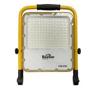 Baxton Rechargeable LED Work Light, 2000 Lumens (15W), Portable Site Work Light, Built-in Power Bank, IP65 Waterproof, 4 Lighting Modes, Garage, Workshop & Job Site