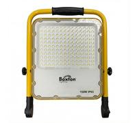 Baxton Rechargeable LED Work Light, 50W/100w/150w IP65, 6500K Cool White, Portable with Built in USB Power Bank, Type-C Charging, 4 Lighting Modes (150, Watts)