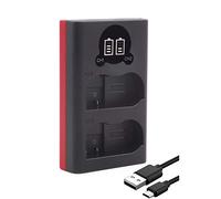 Baxxtar 18522 Charger - compatible with battery Nikon EN-EL15 EN-EL15a EN-EL15b EN-EL15c (Dual, LCD, input USB-C and Micro-USB)