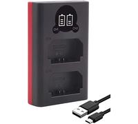 Baxxtar 18582 - Charger for battery NP-FZ100 (USB, Dual, LCD, input USB-C and Micro-USB)