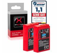 Baxxtar 2x BLS-5 Battery 1100mAh 7.4V Replacement for Olympus BLS5 Compatible with Olympus OM-D E-M10 Mark II III IV Pen E-P3 E-PL2 E-PL3 E-PL5 E-PL6 E-P7 E-PL7 E-PL8 E-PL10 EPM1 EPM2