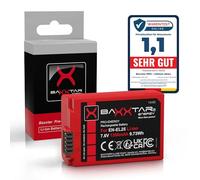 Baxxtar Battery Replacement for Nikon EN-EL25 EN-EL25a Z30 Z50 II ZFC, 1350 | Replacement battery for Z50II Z FC, 100% identical to the original, with overcharge and short circuit protection