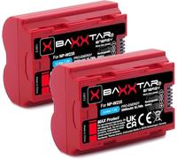 Baxxtar MaxProtect NP-W235 Battery 2600 mAh Replacement for Fuji NPW235 NP W235 with NTC Sensor and V1 Housing Compatible with Fujifilm GFX-50s II GFX-100S GFX-100 II GFX100RF X-H2 X-H2S X-S20 X-T4