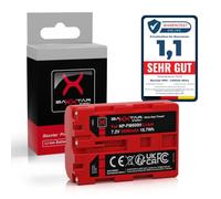Baxxtar Pro NP-FM500H Battery (2400mAh) with Infochip | Replacement battery for Alpha DSLR A100 A200 A300 A350 A450 A500 A550 A560 A580 A700 A850 A900 SLT A68 A77 A99
