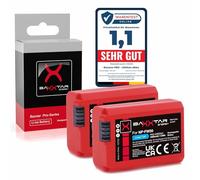 Baxxtar Pro NP-FW50 2X Replacement Battery (1080mAh) - Intelligent Battery System (Infochip)