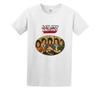 Bay City Rollers Memorabilia Long Sleeves Crazy Handsome Dance Classic T-Shirt White L