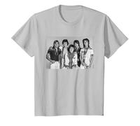 Bay City Rollers Scottish Rock Band Photo by Allan Ballard T-Shirt, Youth, Silver Grey, Small