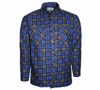 Bay eCom UK 2k17July Mens Check Brushed Flannel Lumber Jack Casual Cotton Work Shirt Sleeve S-XXL[Red/White/Yellow,XXL]