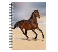 Bay Horse at Sunset 3D Image on a Notebook