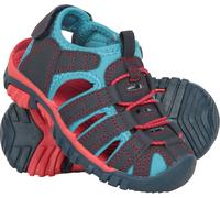 Mountain Warehouse Bay Junior Shandals - Neoprene Sandals, Kids Beach Footwear, Cushioned Midsole Childrens Shoes - Spring Summer, Poolside, Beach, Travelling Dark Blue (01) Kids Shoe Size 13