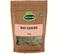 Bay Leaves 1kg by Hatton Hill | Dried, Laurel Leaf, Aromatic & Flavourful Whole Leaves for Cooking, Herbal Tea and More