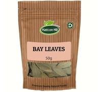 Bay Leaves 50g by Hatton Hill | Dried, Laurel Leaf, Aromatic & Flavourful Whole Leaves for Cooking, Herbal Tea and More