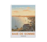 Bay of Somme, France，Jigsaw Puzzle 1000 Piece Game Artwork Travel Souvenir（38x26cm）-GQ34
