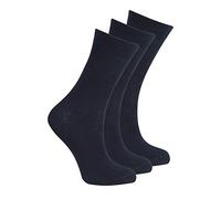 BAY6 6 Pairs Kids Back To School Plain Uniform Socks - Navy Size 9-12