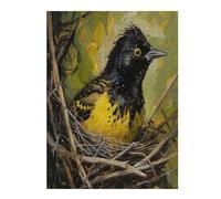 Baya Weaver 500 Piece Jigsaw Puzzle for Adults Pet Bird Solo Leisure Time Challenging Fun No Dust Pieces Great Gift for Puzzle Enthusiasts 500 PCS