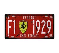 BAYABU Metal Tin Signs car Plate enzo Ferrari Bar Pub Cafe Home Decor Retro Poster Vintage Wall 6 x 12 inches