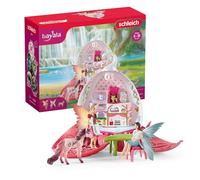 Bayala 42526 Fairy Cafe Blossom - 21-Piece Magical Fairy and Unicorn Figurine Playset with Dollhouse and Enchanted Dollhouse Accessories - Imaginative