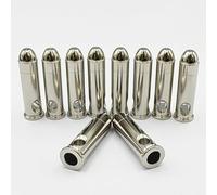 Bayattoo .357 MAG Steel Safety Practice Rounds Action Trainer Dummy Round Dry Fire Training Snap Cap (10pk)