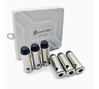 Bayattoo .45 Colt Safety Practice Rounds Action Trainer Dummy Round Dry Fire Training Snap Cap (6pk)