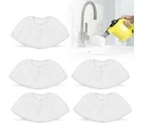 BayBerry Handheld Steam Cleaner Cover Pads - 5Pcs Steam Mop Pads Replacement Karcher Steam Cleaner Accessories - Fits Karcher EasyFix SC2 SC3 SC4 SC5