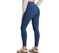 BAYDI Clouduxi Leggings for Women UK 25" - High Waist Tummy Control Workout Gym Leggings Buttery Soft Yoga Pants Prussian Blue
