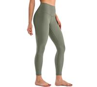 BAYDI Clouduxi Leggings for Women UK 25" - High Waist Tummy Control Workout Gym Leggings Buttery Soft Yoga Pants Grey Olive
