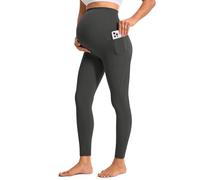 BAYDI Clouduxi Maternity Leggings with Pockets Over The Belly 25" - Buttery Soft Yoga Workout Active Pregnancy Pants