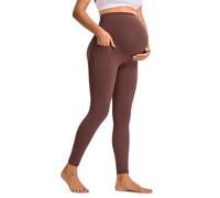 BAYDI Clouduxi Maternity Leggings with Pockets Over The Belly 25" - Buttery Soft Yoga Workout Active Pregnancy Pants