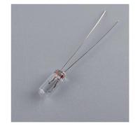BaydOg 10/25/50pcs/lot Miniature 0.07A 3mm 4mm 5mm 3V/6V/9V/12V/24V Mini Lamp Light Bulb Edison Incandescent Filament Rice (Color : 50Pcs, Size : 24V_5MM)