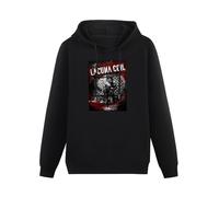 Baydog Lacuna Coil Dark Adrenaline Hoody Italian Metal Mens Fashion Long Sleeve Hoodie Size XL Black