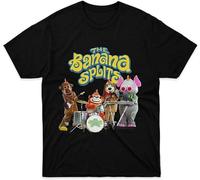 BaydogRVX The Banana Splits Movie Mens T-Shirt Casual Cotton Unisex Black Tees Size L
