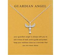 Baydurcan Silver Necklace for Women Evil Eye Ankh Bow Necklace for Friends Sister Birthday Just Because Christmas Gifts, One Size, Stainless Steel, Cubic Zirconia