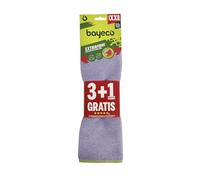 Bayeco - Extra Microfibre Cloths 45 x 38 cm - Pack 3 pcs + 1 Free - XXL - Multipurpose - Super Absorbent - More Cleaning in one pass
