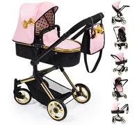 Dolls Pram NEO Vario stroller, bag, convertible, foldable, adjustable handle