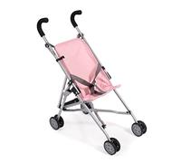 Bayer Chic 2000 601 15 Mini Roma Doll's Pram Doll Buggy Melange Grey/Pink