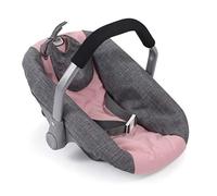 Bayer Chic 2000 708-15 Doll Car Seat for Baby Dolls, Doll Carrier, Melange Pink