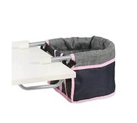 Bayer Chic 2000 735 26 Table seat 60 cm, Doll high Chair, Melange Grey, Navy, Klein
