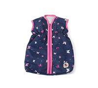 Bayer Chic 2000 792-33 Sleeping Bag for Baby 55 cm, Clothes, Doll Accessories, Butterfly, Navy Pink