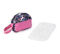 Bayer Chic 2000 853-43 Bayer Chic 2000 Changing Bag for Dolls, Doll Nappy Bag, Doll Accessories, Doll Bag, Unicorn, Navy Pink