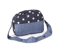 Bayer Chic 2000 853-51 Changing Bag for Dolls, Doll Changing Bag, Doll Accessories, Doll Bag, Stars Navy